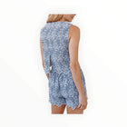 Bella Dahl Scallop Border Catalina Short - Floral Gingham