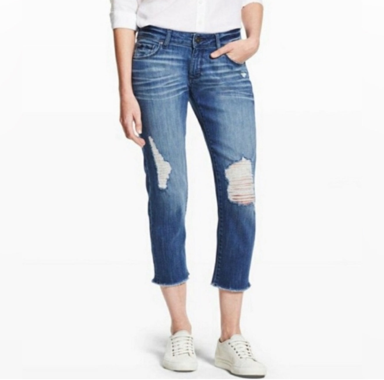 DL1961 Riley Boyfriend Jeans - Thrasher