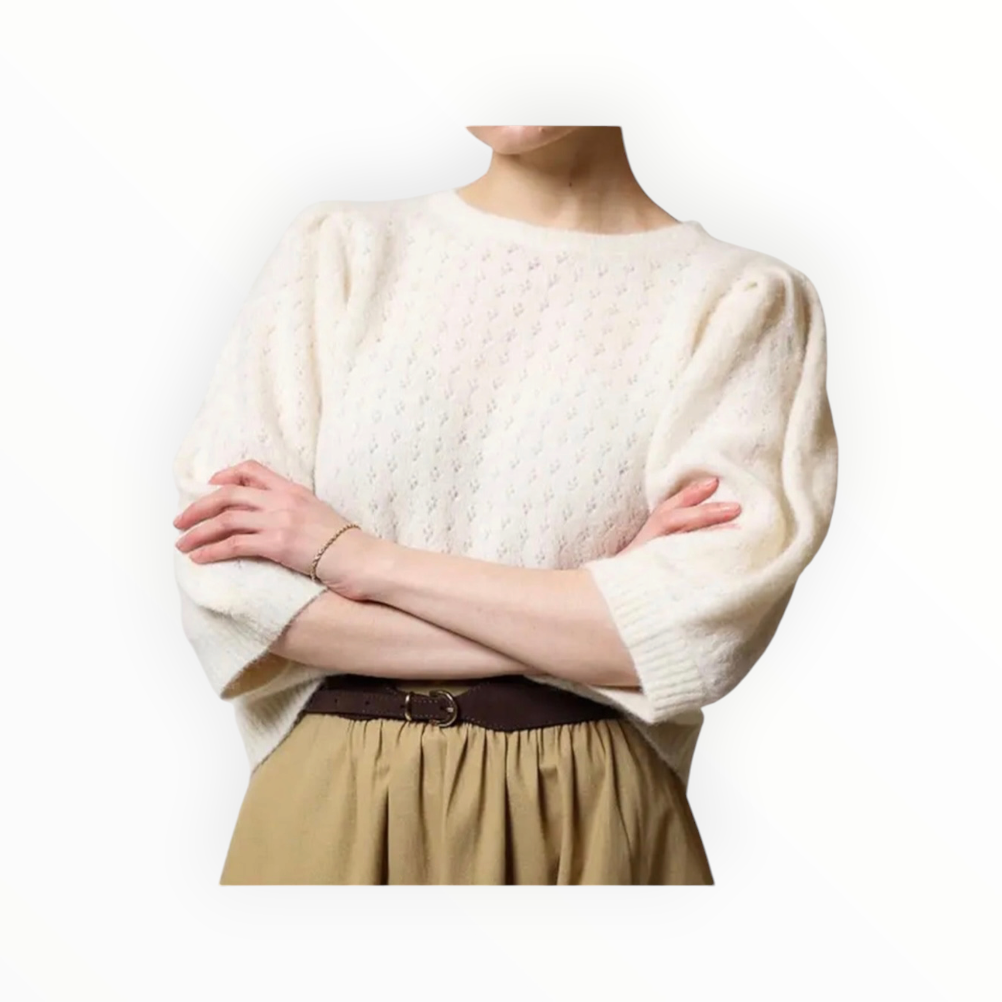 byTiMo Knit Top - Off White