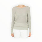Elaine Kim Cotton Waffle Knit Ramsey Sweater - Pumice