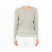 Elaine Kim Cotton Waffle Knit Ramsey Sweater - Pumice