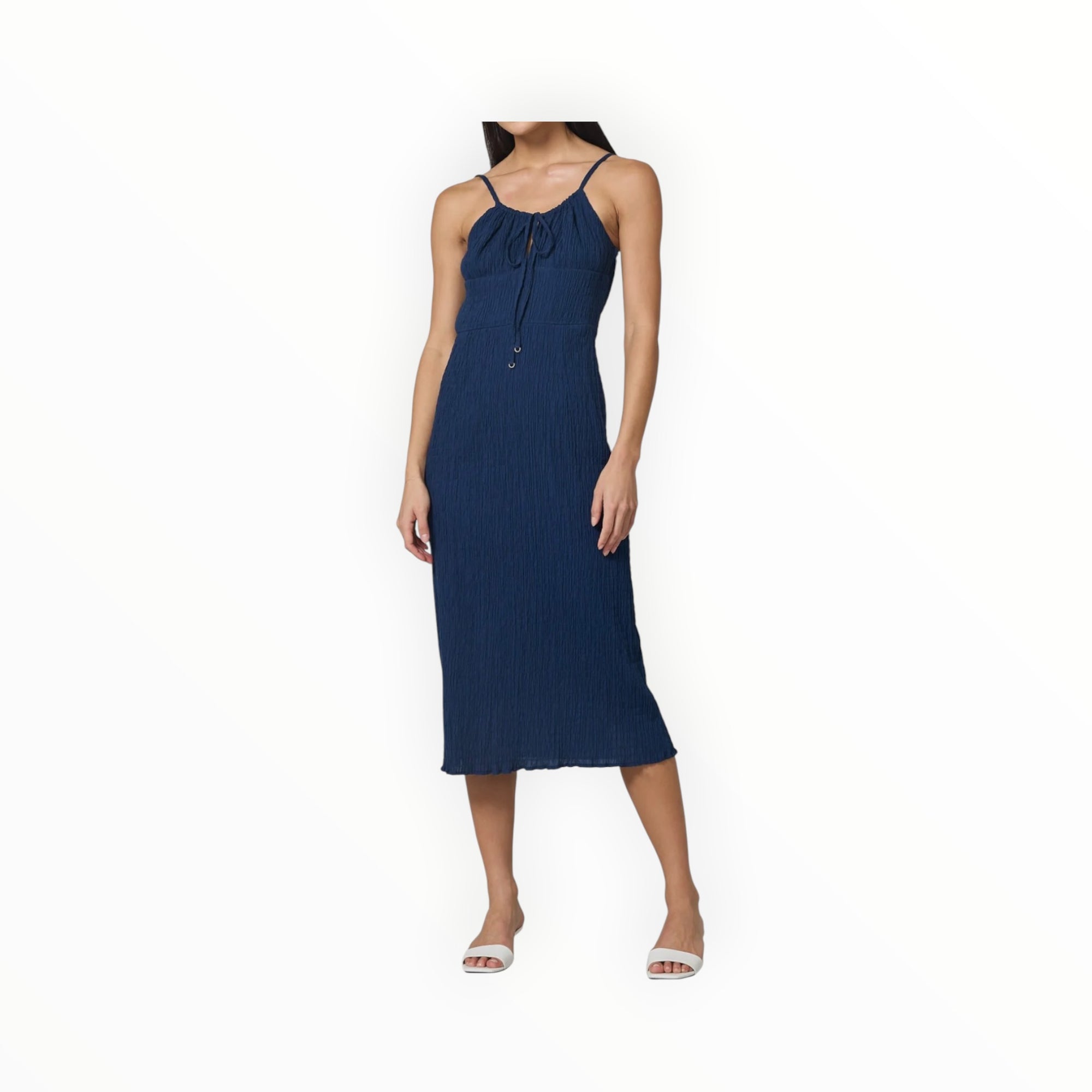 Lusana Maddie Dress - Smocking Indigo