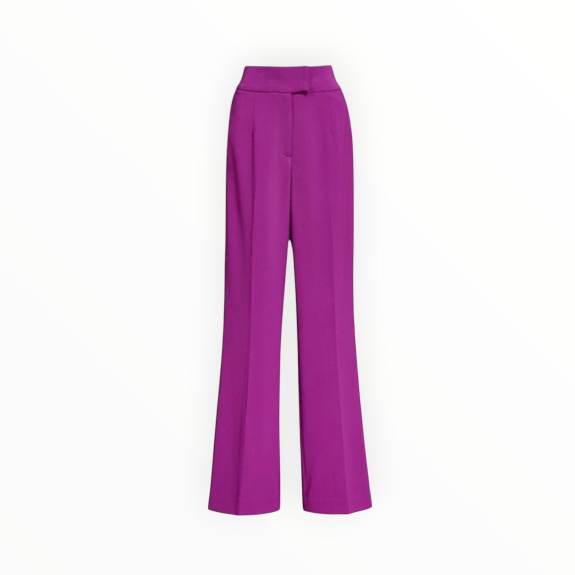 Essentiel Antwerp Viscose Satin  Straight Leg Pants - Purple