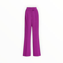 Essentiel Antwerp Viscose Satin  Straight Leg Pants - Purple