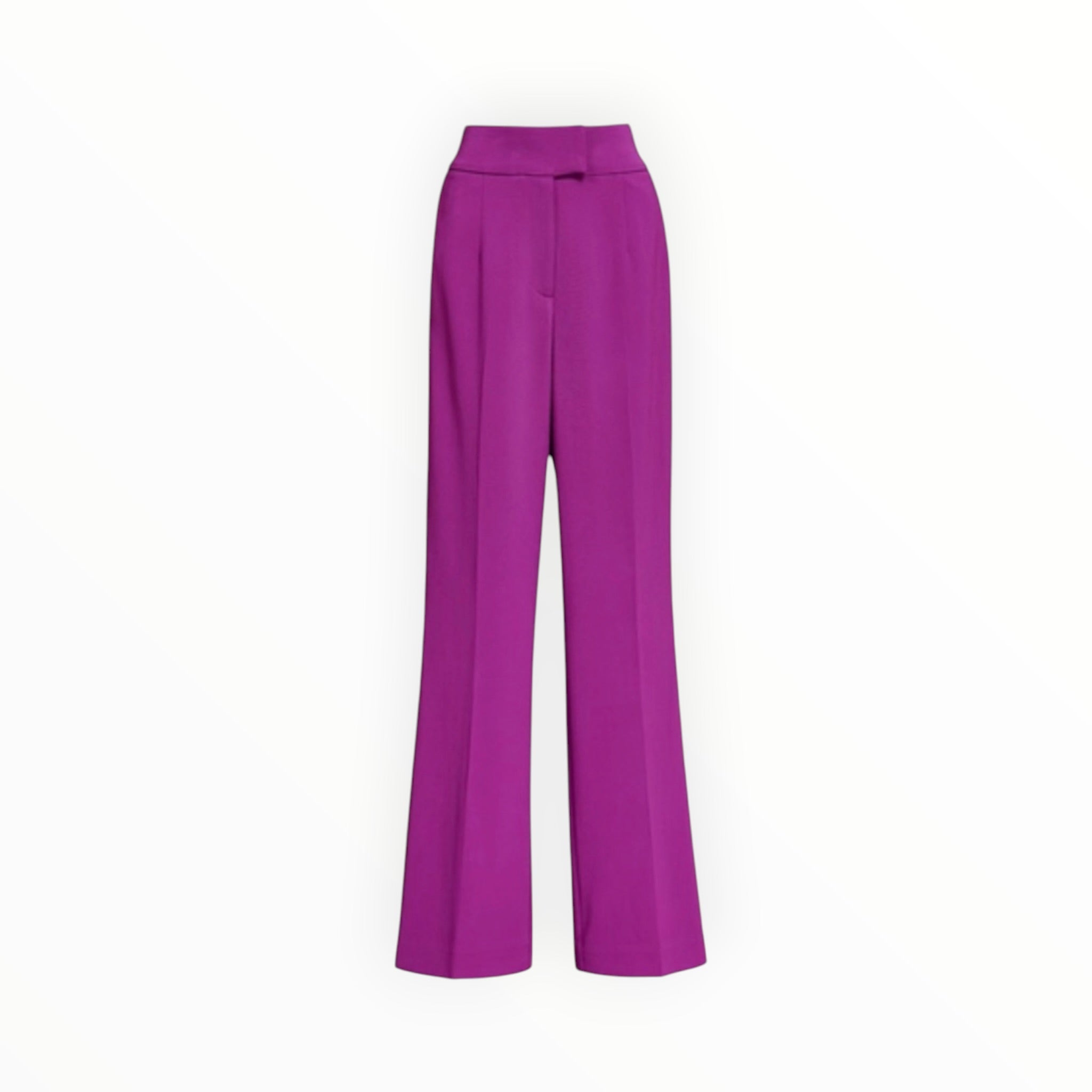 Essentiel Antwerp Viscose Satin  Straight Leg Pants - Purple