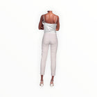 Mason's Forte Dei Marmi Slim Fit Pant - Pink/Grey Stripe