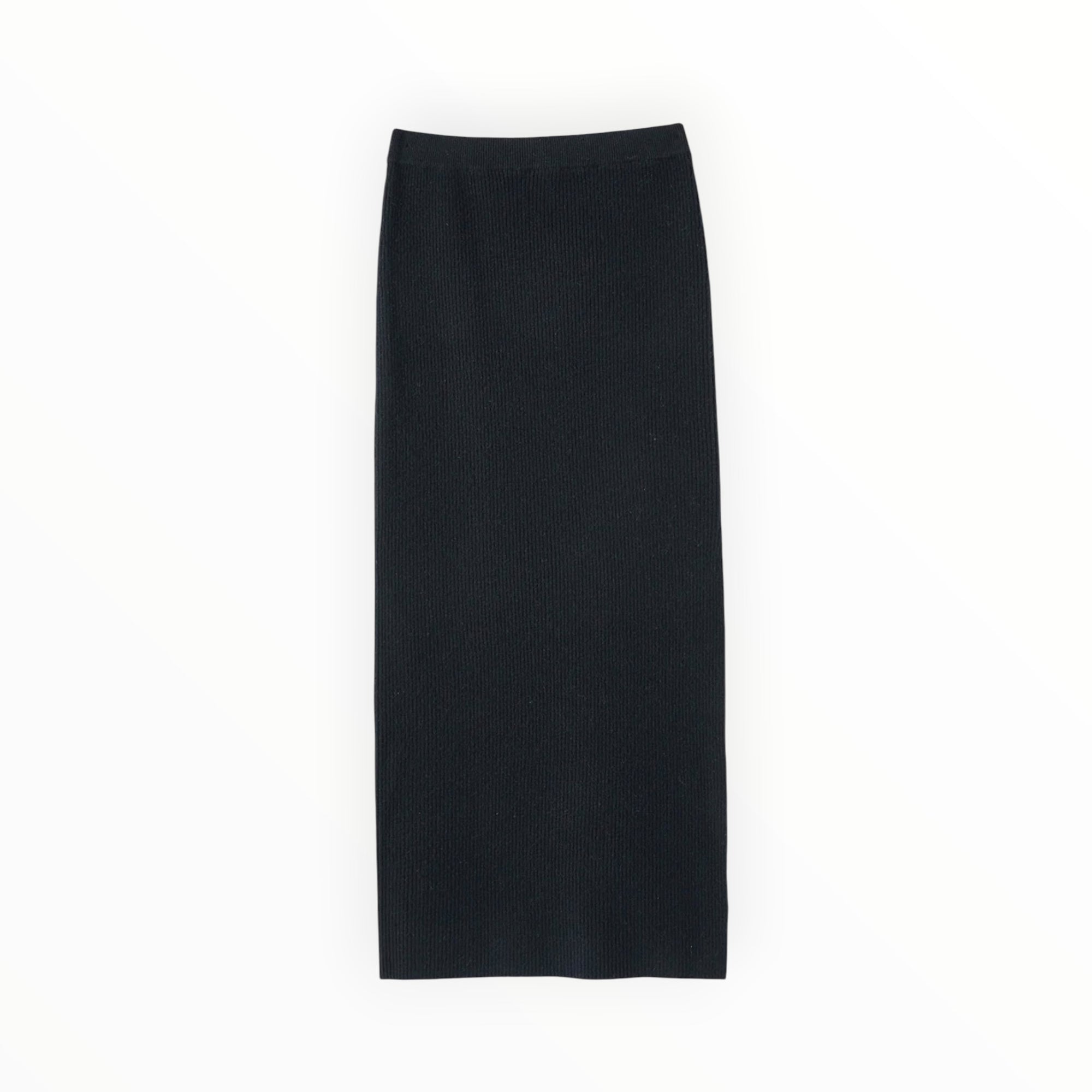 27 Miles Malibu Betsi Ribbed Pencil Skirt - Black