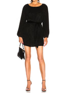 Retrofête Grace Sequined Dress - Black