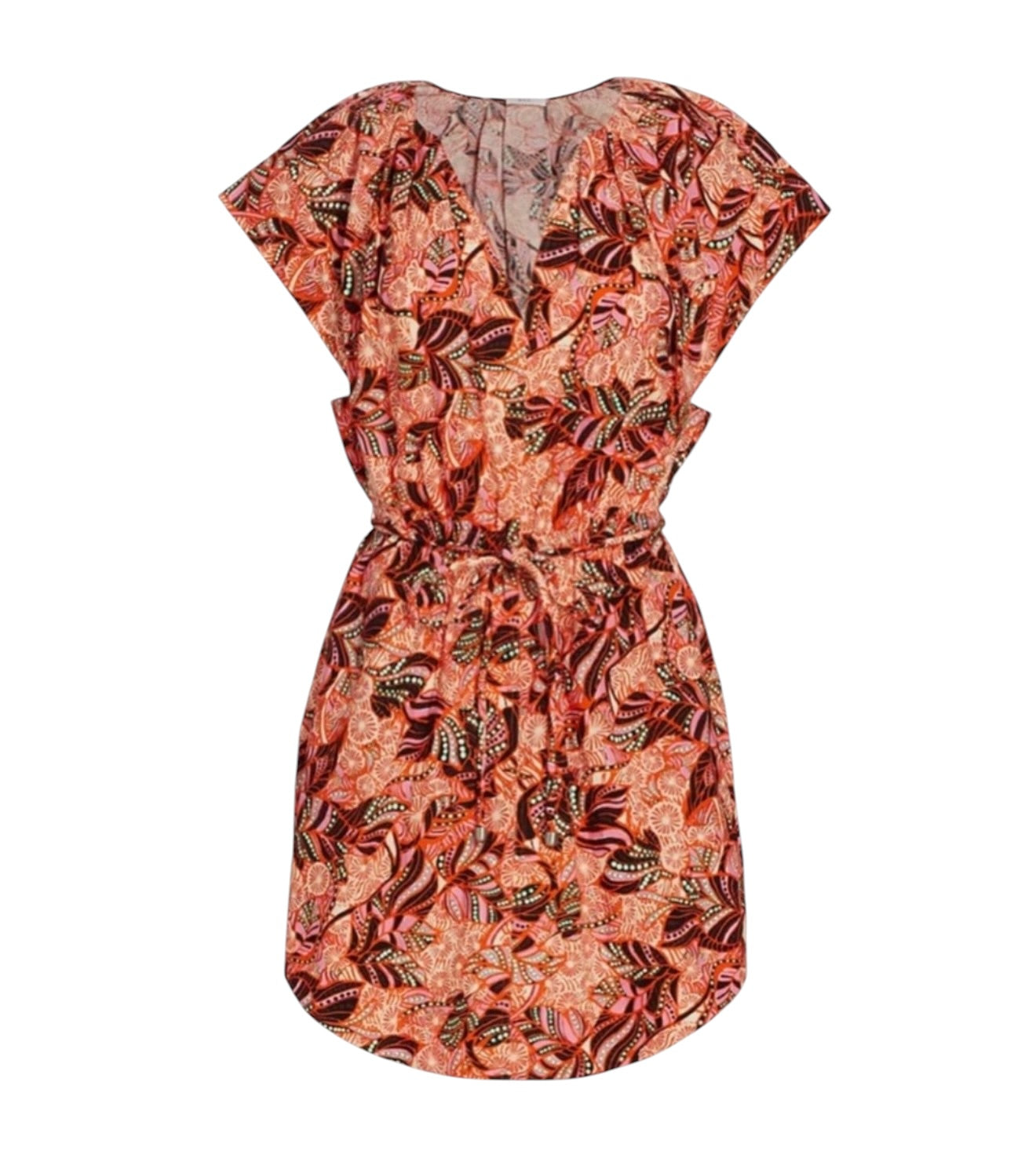A.L.C. Alice Dress - Orange/Rose Multi