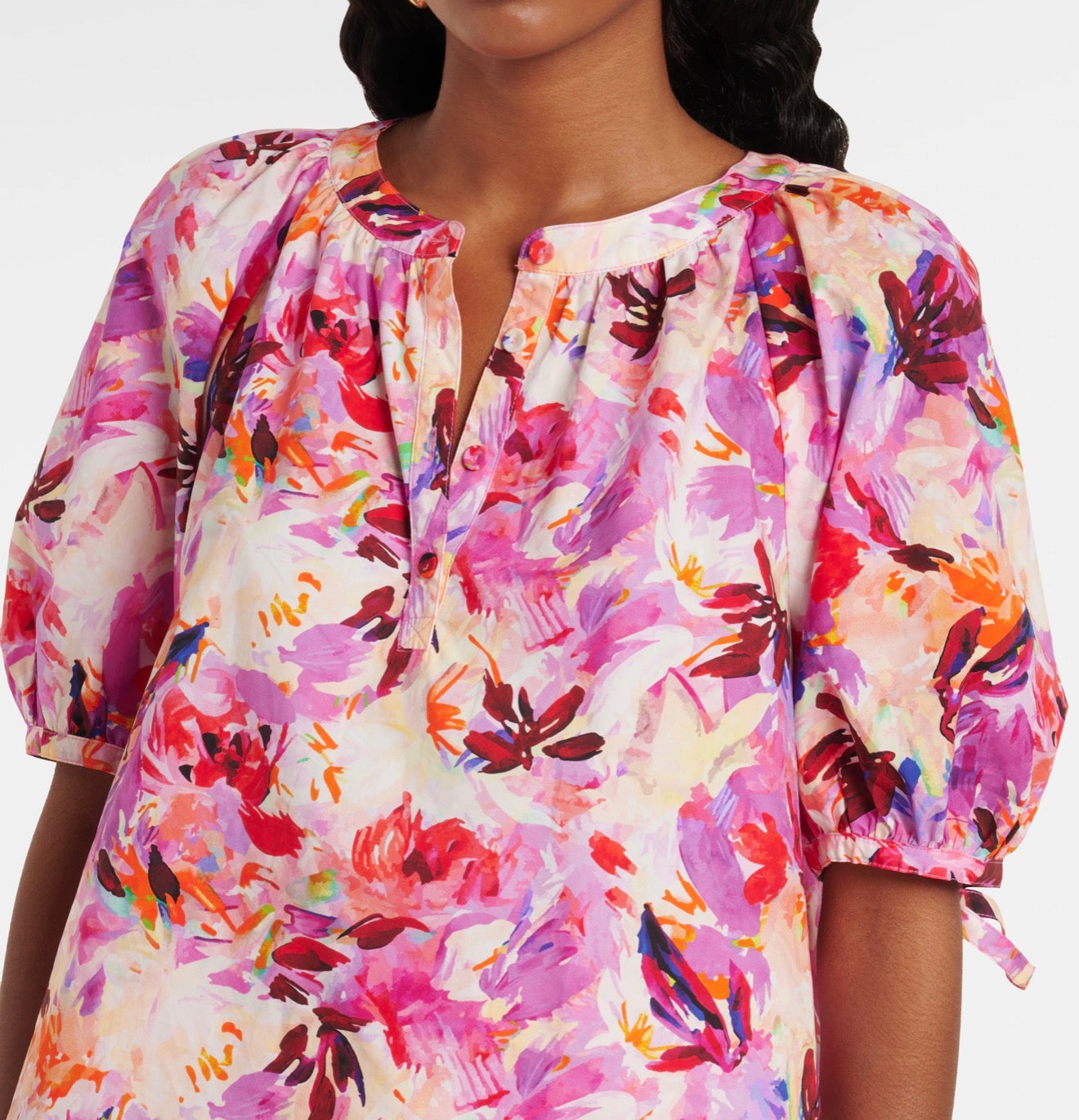 Ulla Johnson Vienne Blouse - Azalea