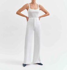 Daze Far Out High Rise Wide W/Seaming - Lamb