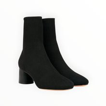 Vince Tasha Knit Ankle Boots- Black