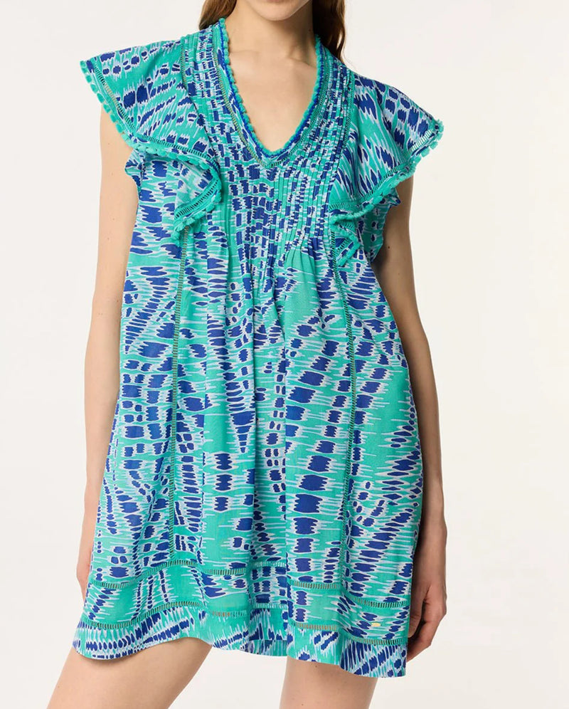 Poupette St. Barth Camelia Dress - Sky Kalina