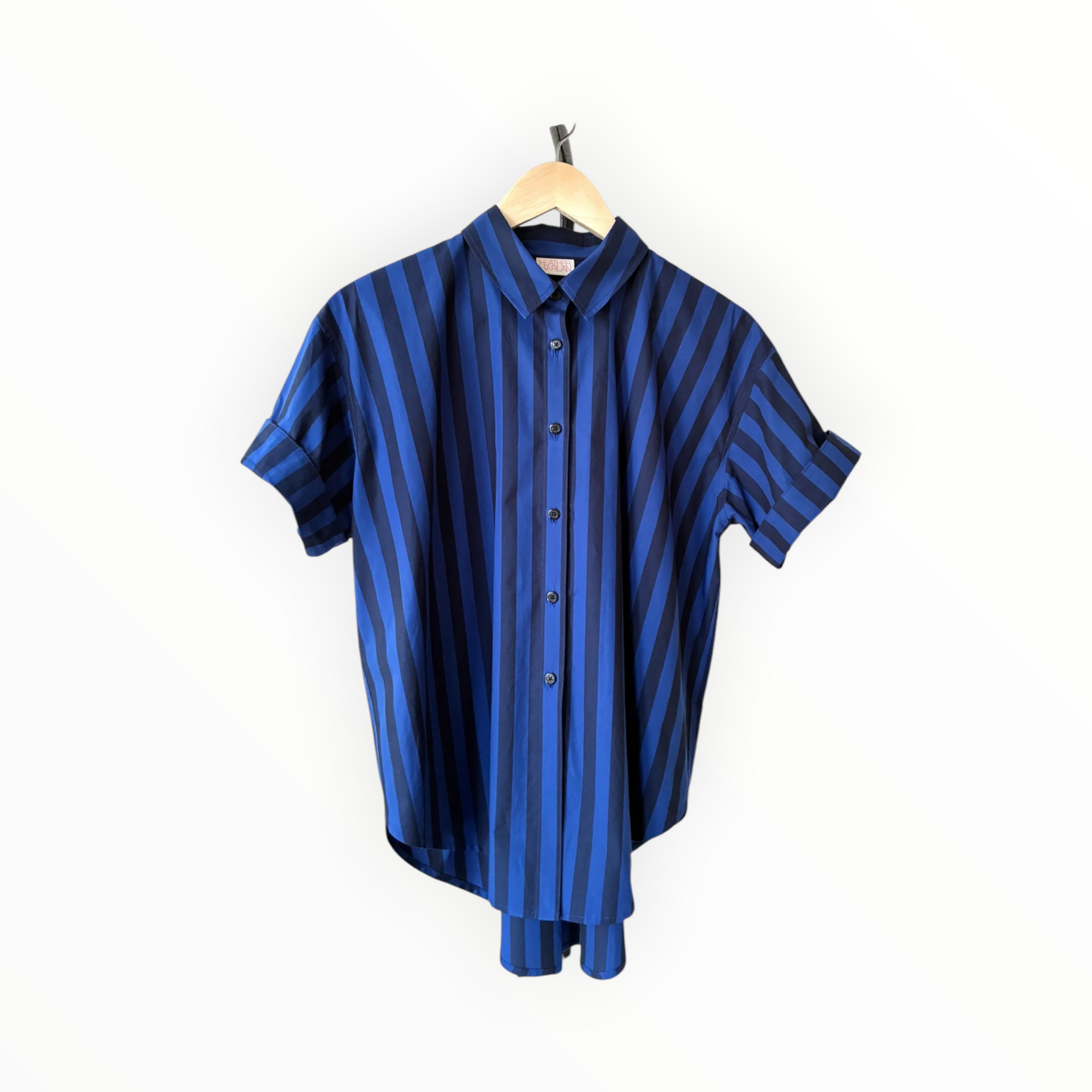 Heather Harlan Awning Stripe Shirt