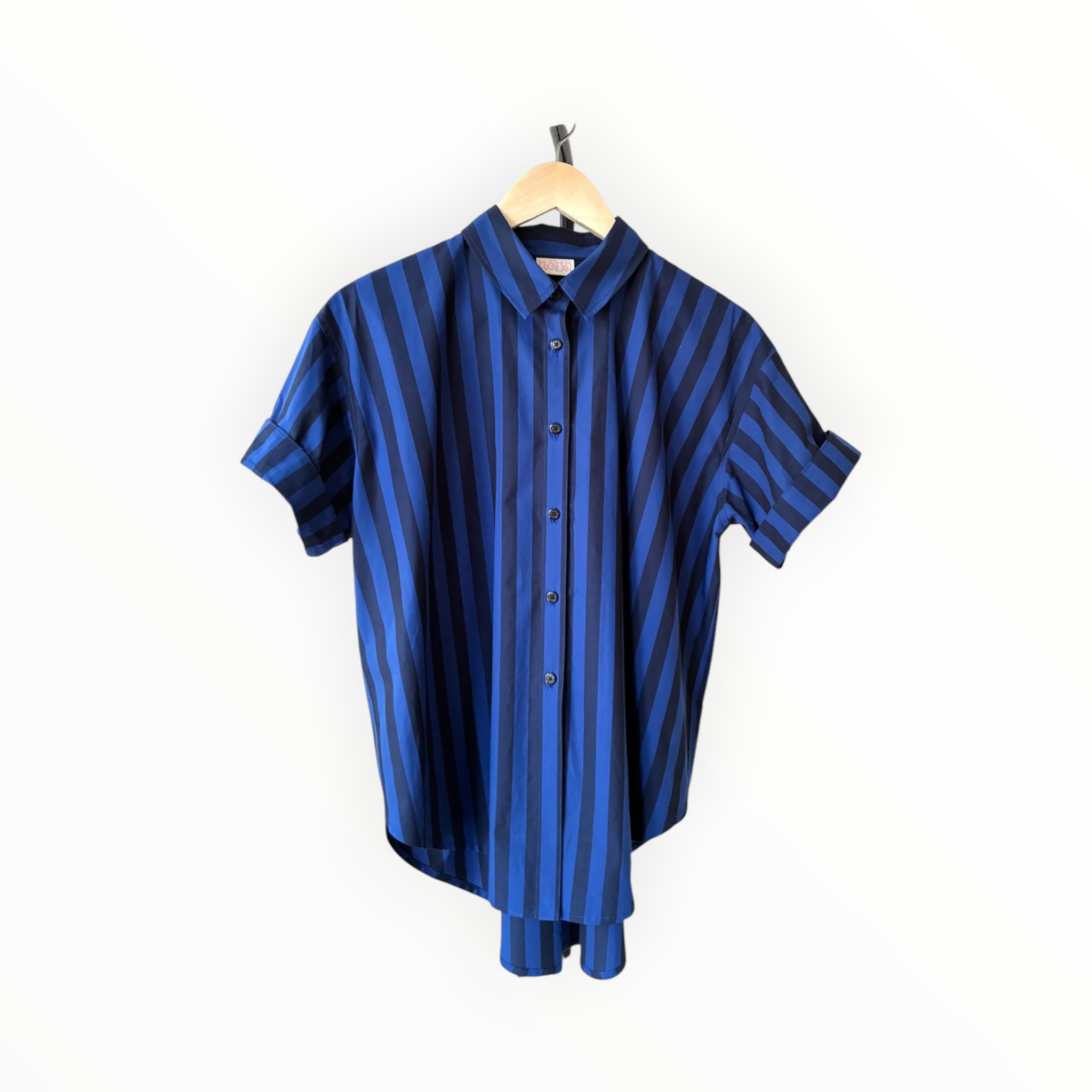 Heather Harlan Awning Stripe Shirt