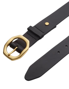 rag & bone Audrey Belt - Black/Gold