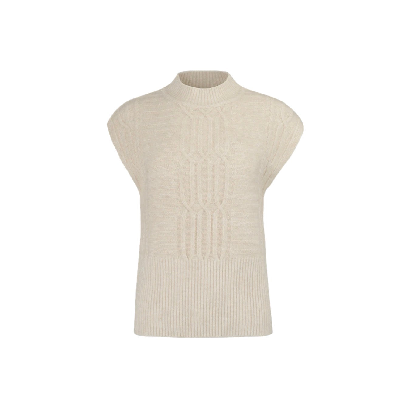 Suncoo Sleeveless Knit - Creme