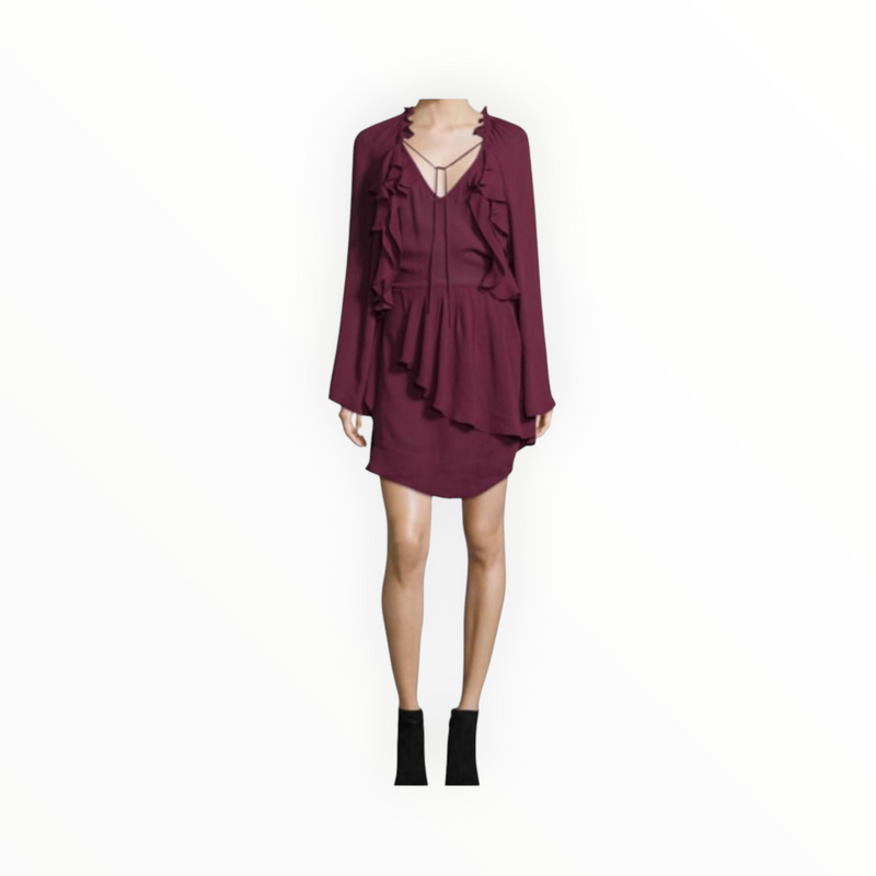 IRO Salene Dress - Maroon