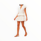 MISA Iliana Dress - White