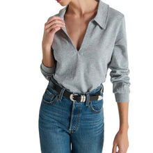 Nation Ltd Kimberley Polo Tee - Heather Grey