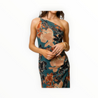 Hutch Siona Dress - Teal/Multi Inverted Sketch Floral