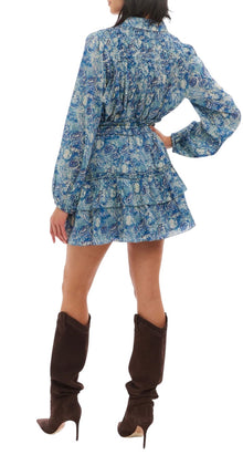 Sea New York Stan Sandwashed Pintucked Blouse - Sky