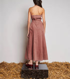 Ghospell Britt Denim Midi Dress