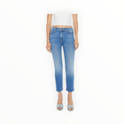 Mother Mid Rise Dazzler Crop - Ready, Set, Go!