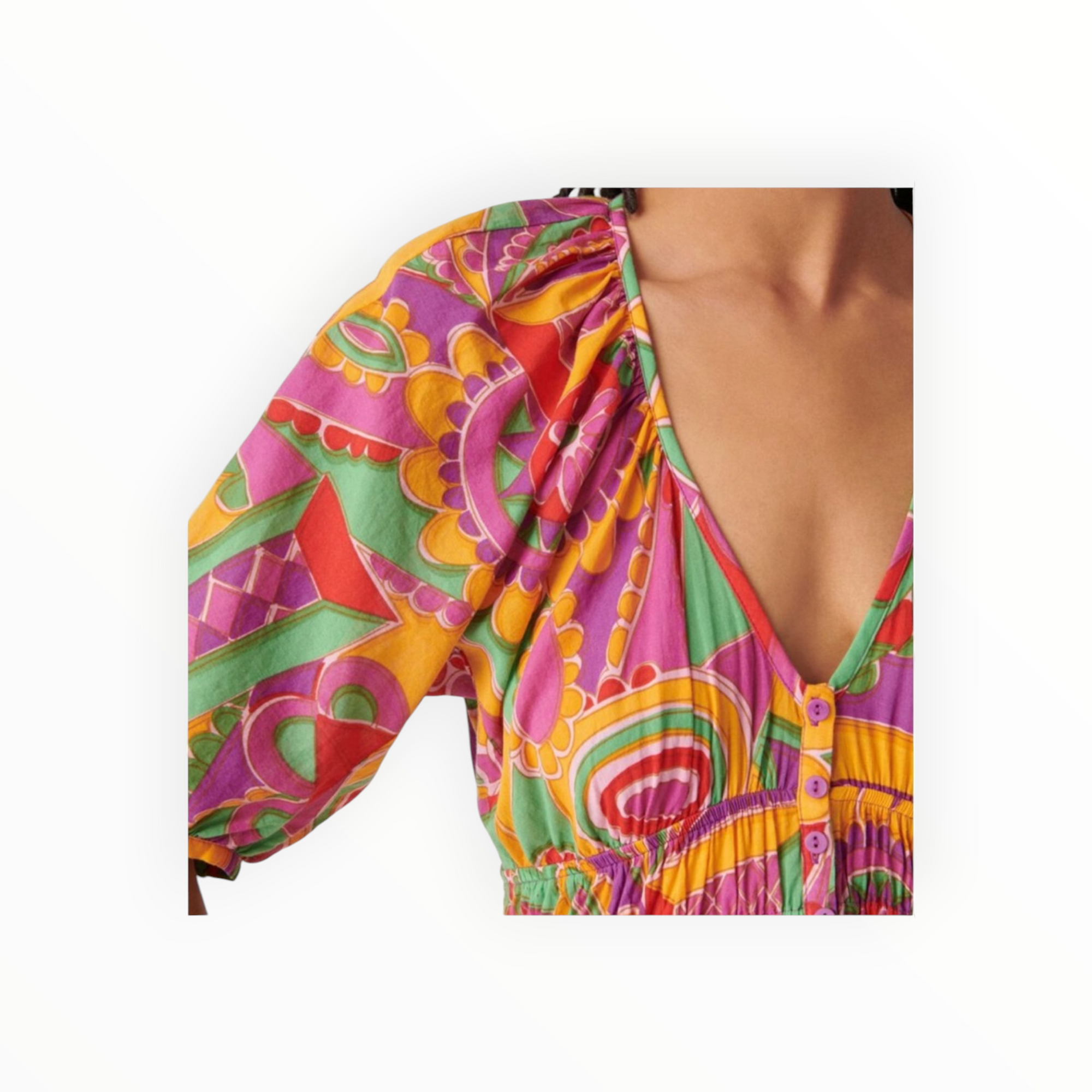ba&sh Dova Dress - Fuschia