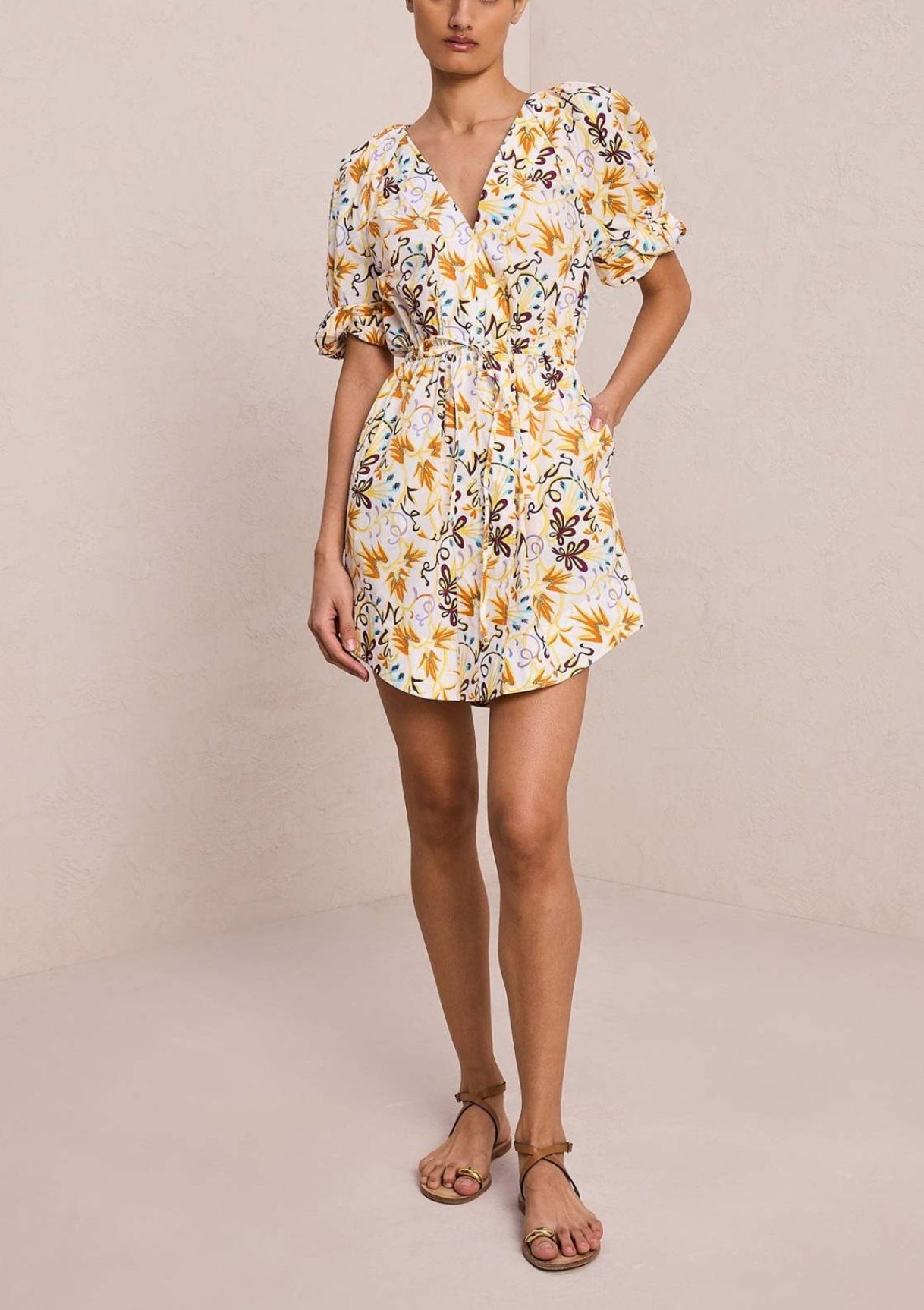 A.L.C. Mia Dress - White Multi