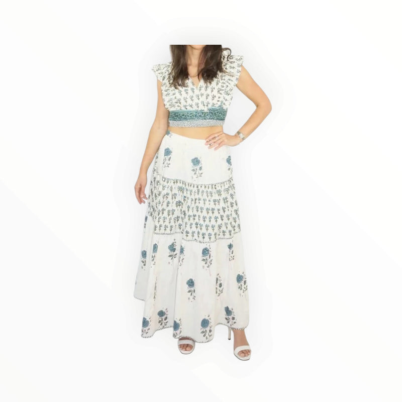NIBI MTK Drue Tiered Skirt - Multi