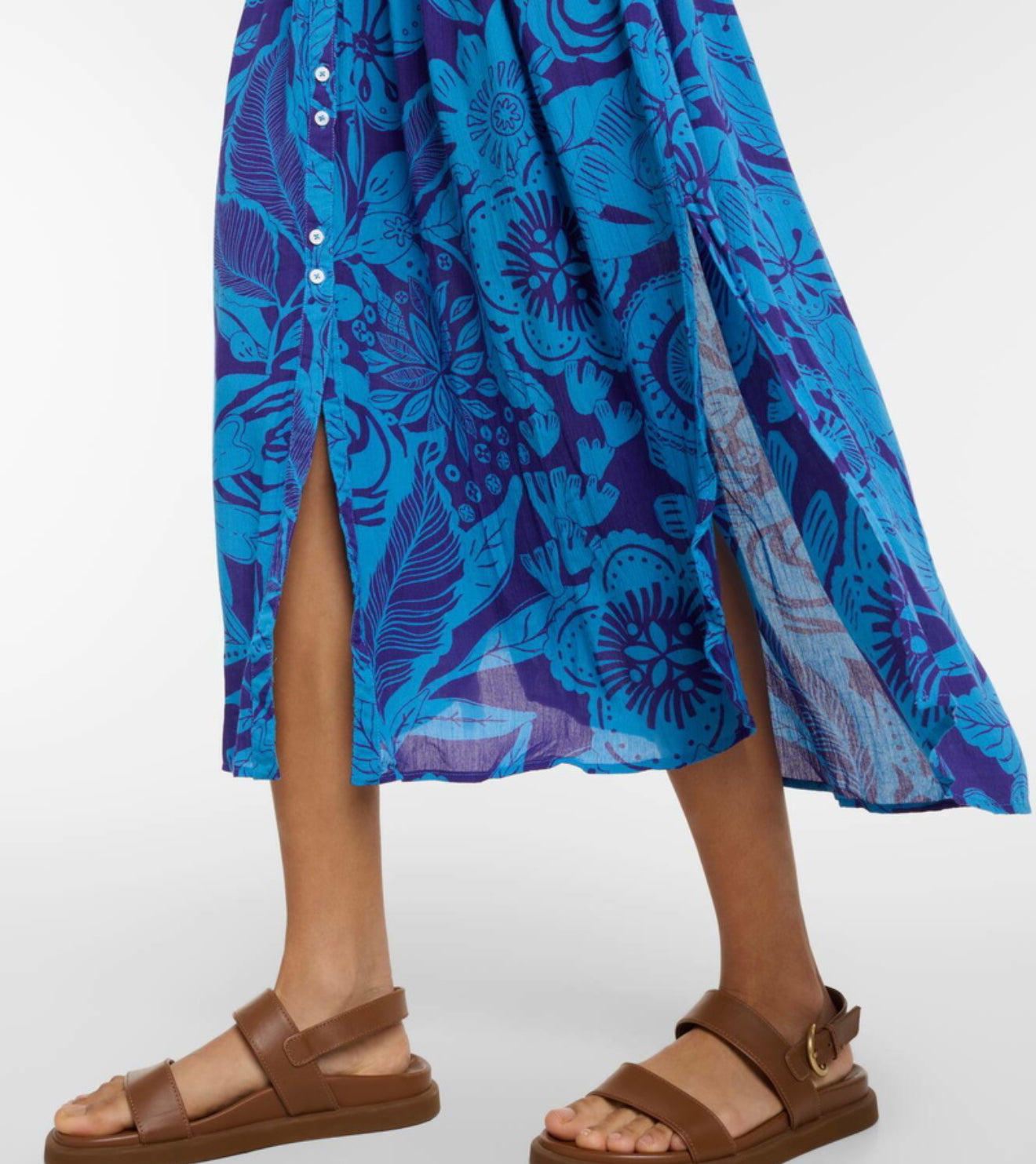 Poupette St. Barth Becky Dress - Blue Gauguin