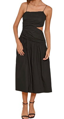 Greylin Molly One Shoulder Dress - Black