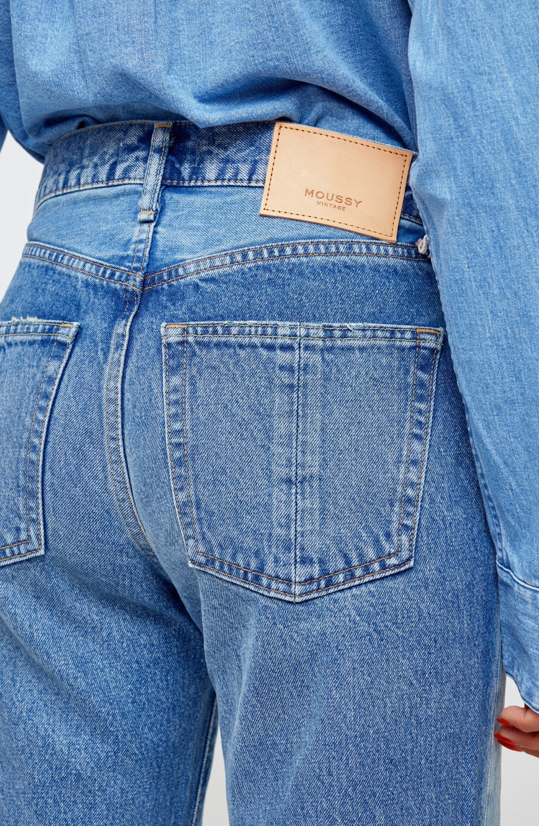 Moussy Westchase Straight - 110 Blue