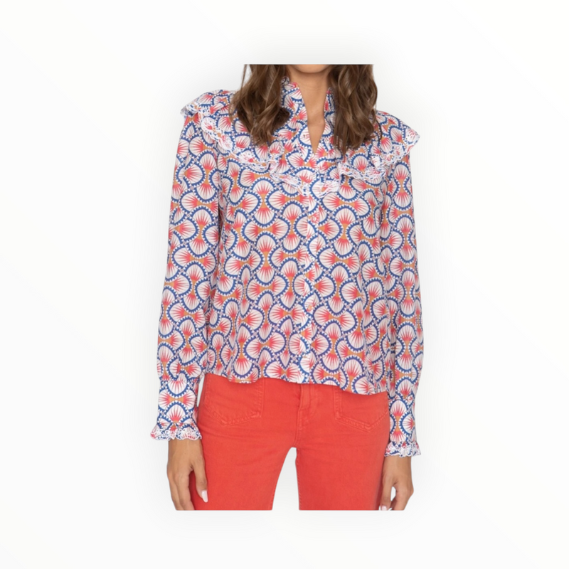 Caballero Ava Top - Retro Flower