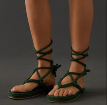 Loeffler Randall Moriah Rope Sandal - Green