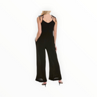 Stateside Gauze Tie Shoulder Jumpsuit - Black