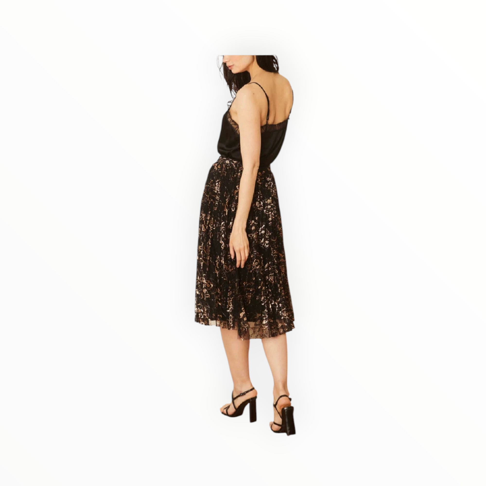 Caballero Gold Dust Lace Mia Skirt
