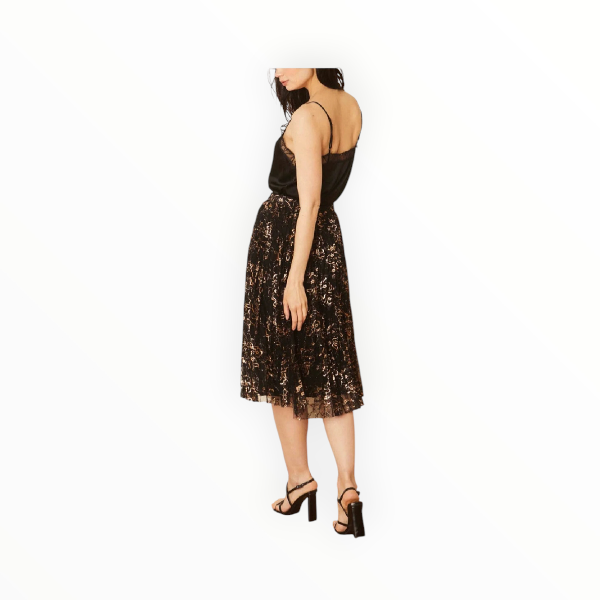 Caballero Gold Dust Lace Mia Skirt
