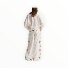 Essentiel Antwerp Janai Embroidered Pants - White