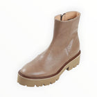 ALL BLACK Overlap Lug Bootie - Taupe