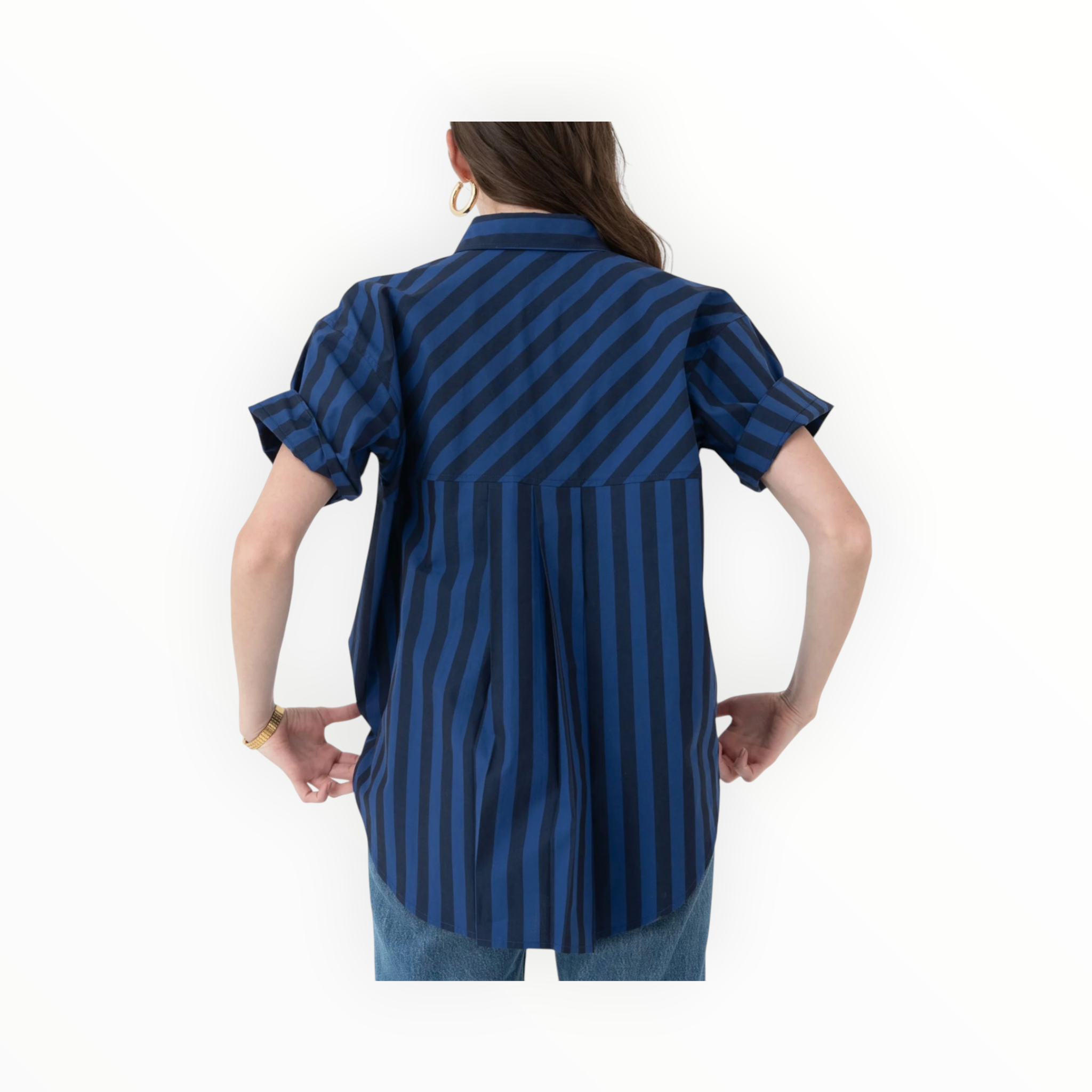 Heather Harlan Awning Stripe Shirt