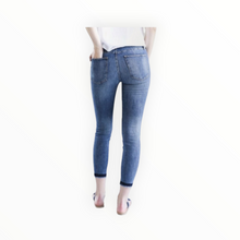 Frame Le High Skinny With Shadow Hem - Langstone