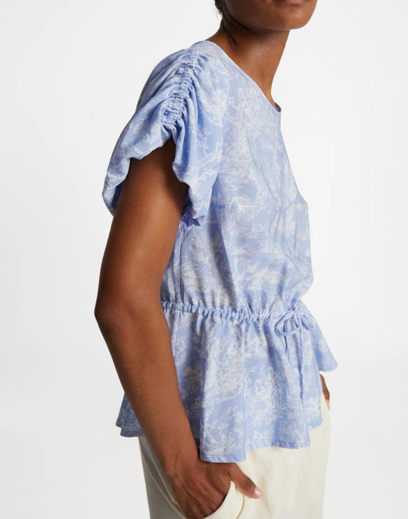 Munthe Finonola Top - Light Blue