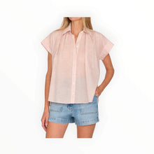 Secular Trinity Button-Up - Textured Pale Pink Cotton