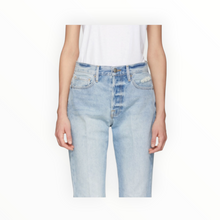 Frame Blue Rigid Re-Release Le Crop Flare Jeans