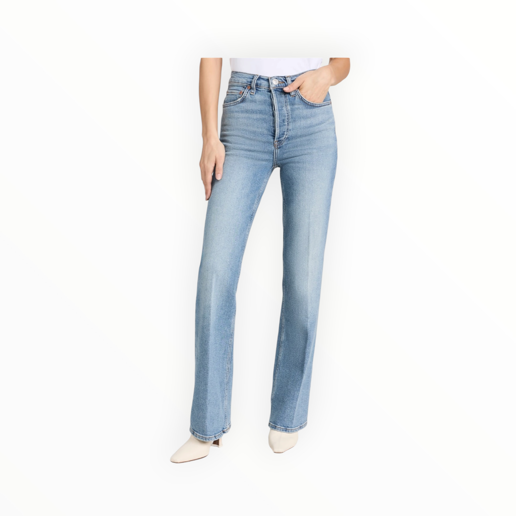 Re/Done Originals 70s Bootcut - Blazed Indigo