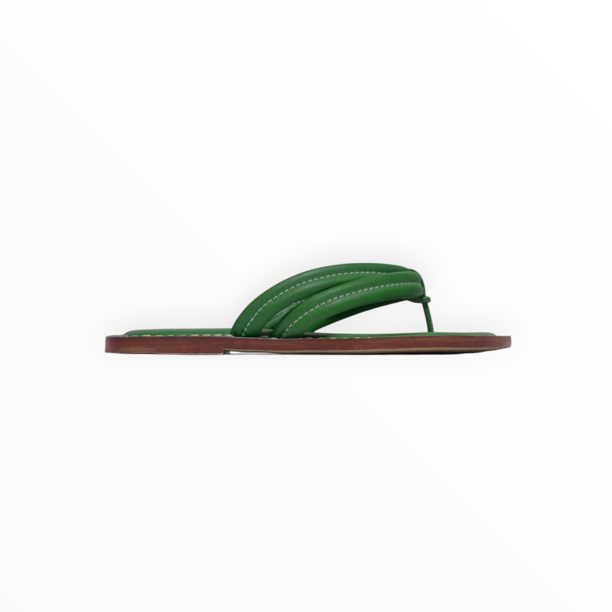 BERNARDO Miami Thong Sandal Kelly Green Antique Calf