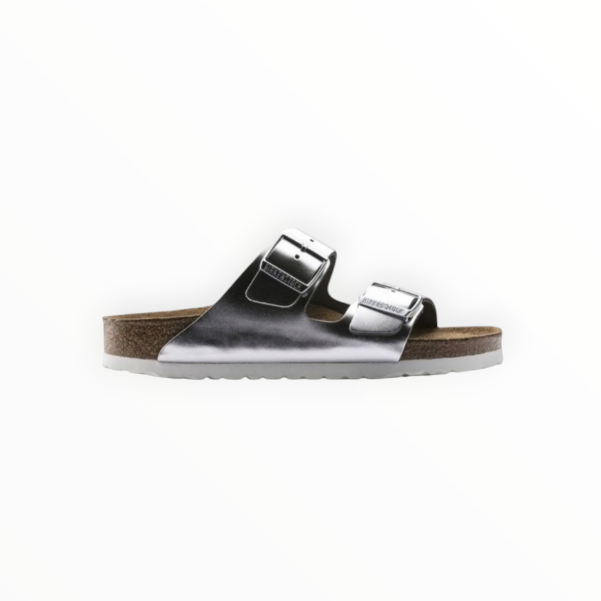 Birkenstock Arizona - Narrow Fit - Metallic Silver