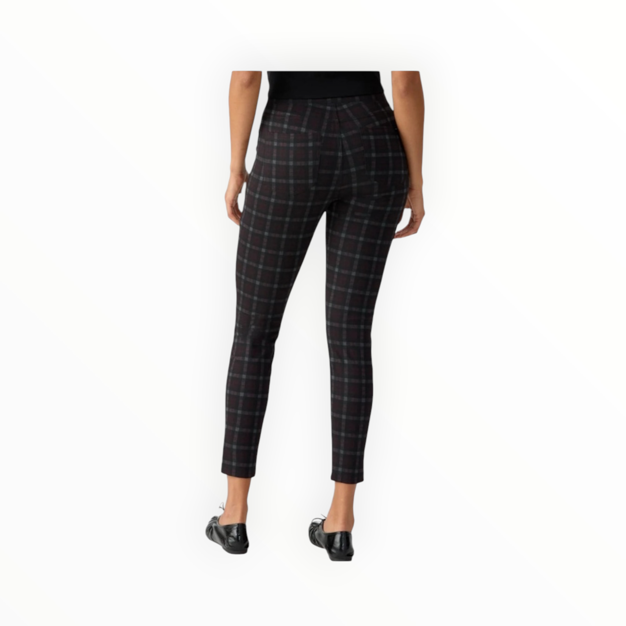 Sanctuary Runway Semi High Rise Legging - Sugar Plum Plaid
